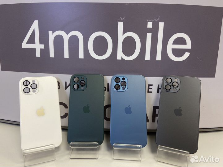 Чехлы на iPhone 12/13/14 со стеклом камеры