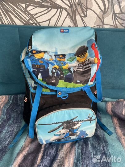 Рюкзак лего/lego школьный полиция