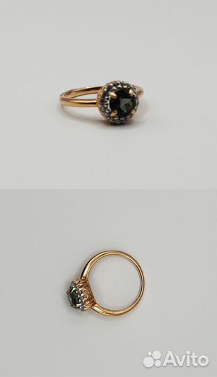 Кольцо золотое 585, вес 2.5 гр