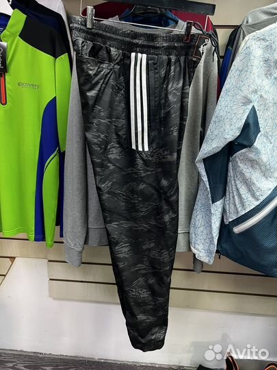 Модные штаны расцветки хаки от Adidas Оригинал