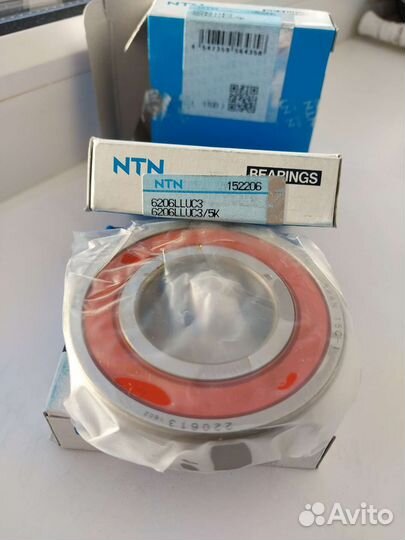 6206 2rs (LLU/C3), подшипник NTN, Япония оригинал