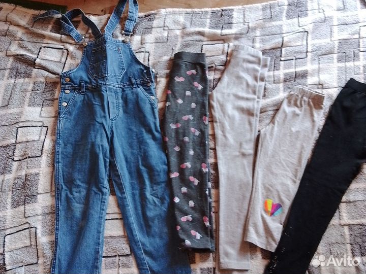 Джинсы и брюки для девочки на 5-8 лет