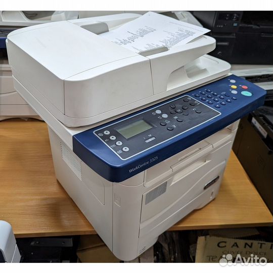 Мфу Xerox WorkCentre 3325 пробег 64257, картридж е