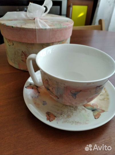 Подарочная кофейная пара (фарфор)