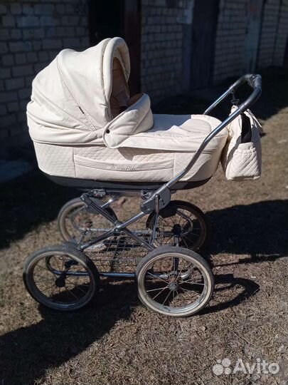 Коляска 2 в 1 эко кожа