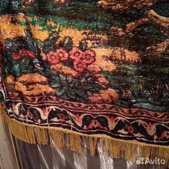 Плюшевое покрывало СССР