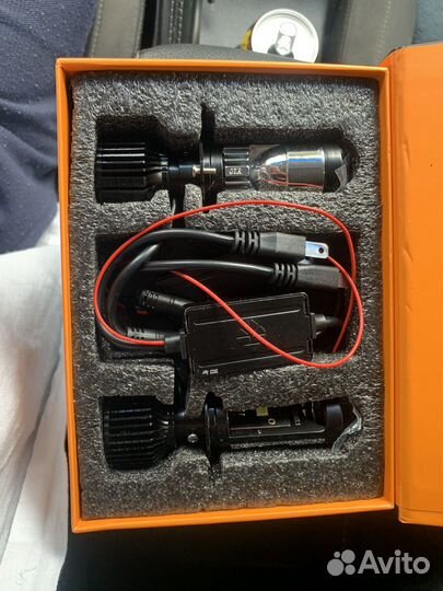 Светодиодные лампы led h7 с линзой