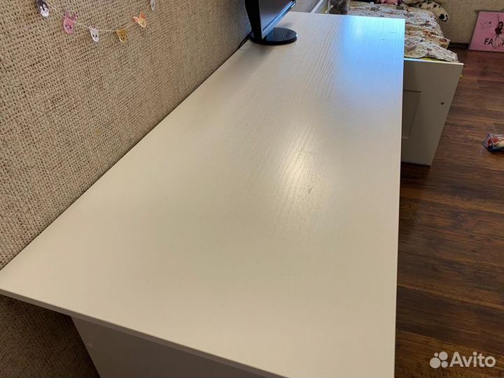 Детский стол на два места (Белый)