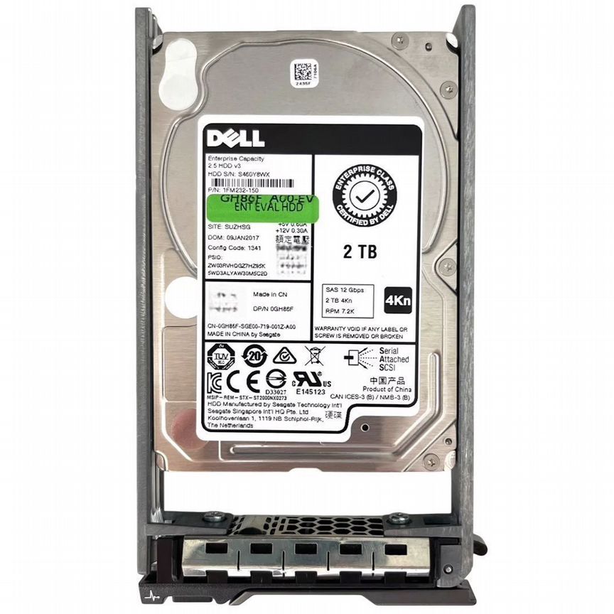 [GH86F] Жесткий Диск Dell 2tb Sas 2,5" Hdd Gh86f