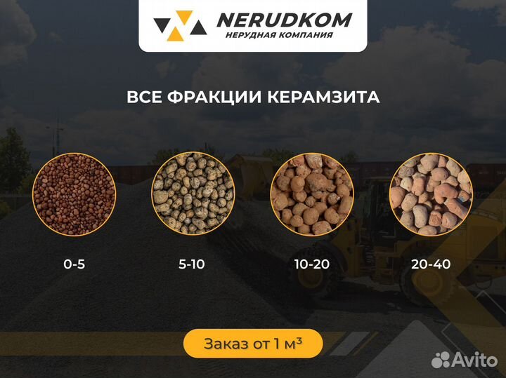 Керамзит россыпью с доставкой (от 20 куб. м)