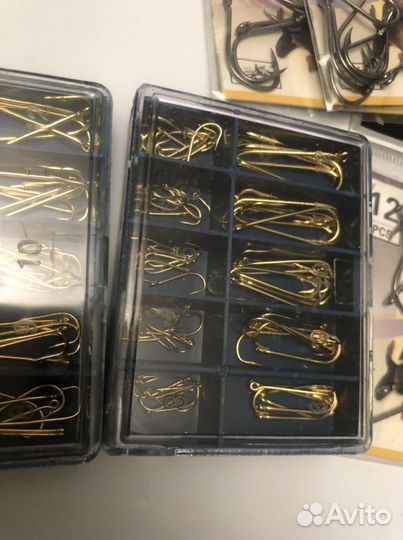 Крючки для рыбалки. Набор. Новые. 6х5см