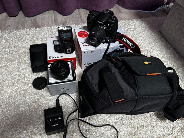 Фотоаппарат Ganon EOS 70D как новый