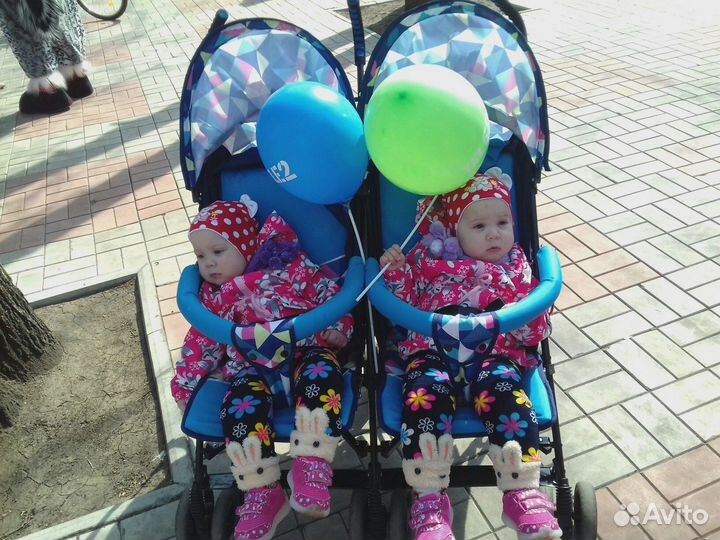 Коляска для двойни