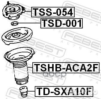 Опора амортизатора toyota RAV4 SXA1# 1994.04-20