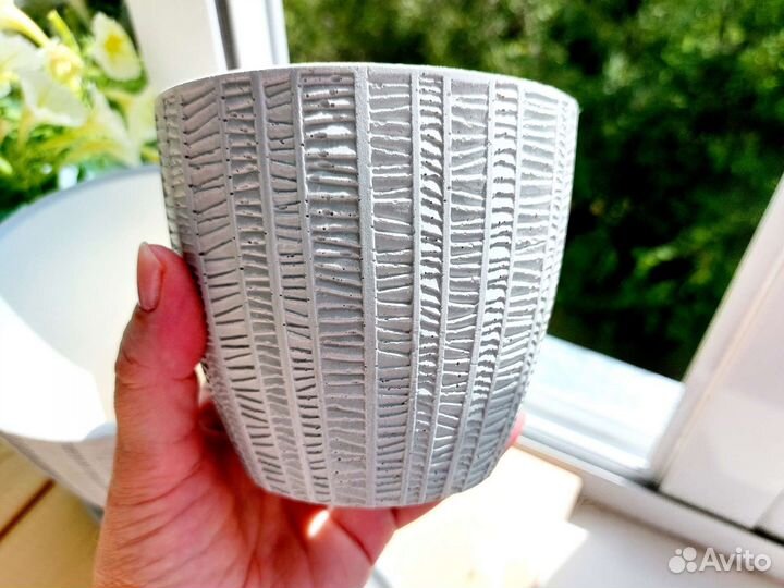 Горшок цветочный керамический