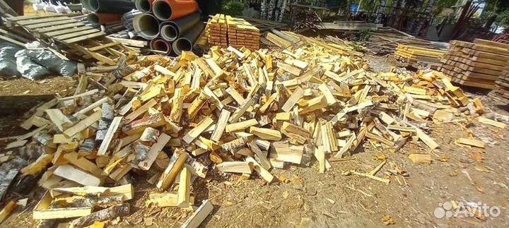 Дрова березовые. Колотые