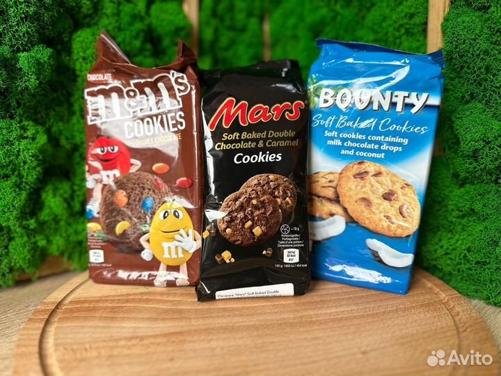 Печенье Mars, Bounty, M&M's