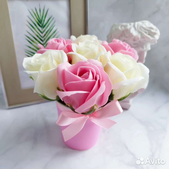 Букет из мыльных роз, подарок