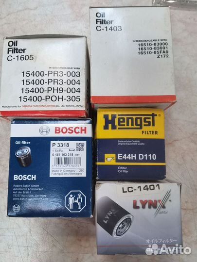 Масляные фильтра С1605 С1403 P3318 LC1401