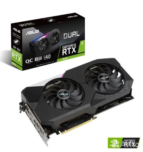 Видеокарта asus GeForce RTX 3070 Dual OC 8GB V1.0