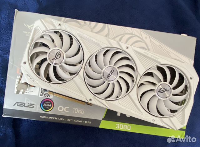 Видеокарта rtx 3080 rog strix купить в Москве | Электроника | Авито