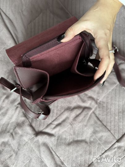 Рюкзак женский бордовый
