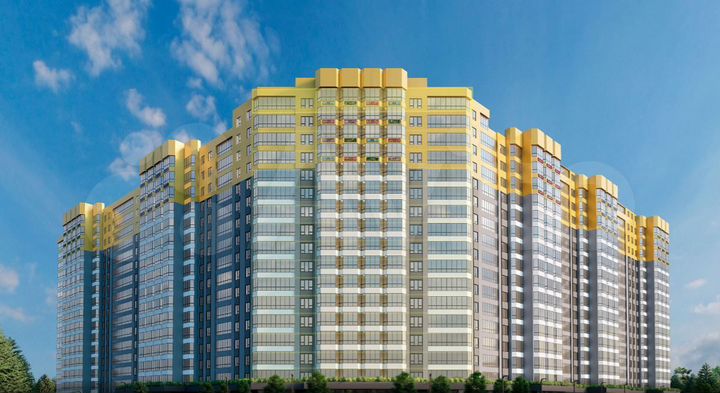 1-к. квартира, 41,1 м², 16/17 эт.