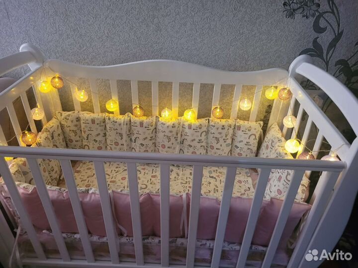 Бортики в детскую кроватку бу