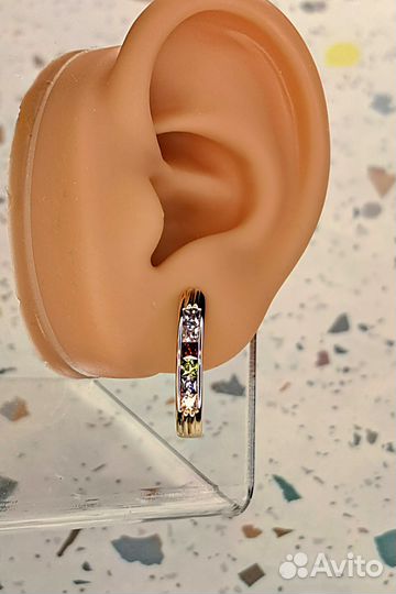 Серьги Самоцветы