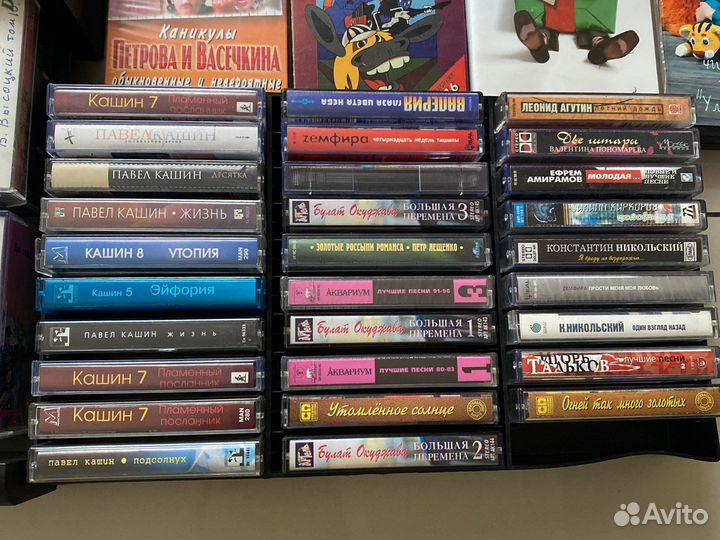 Аудио кассеты и видео фильмы