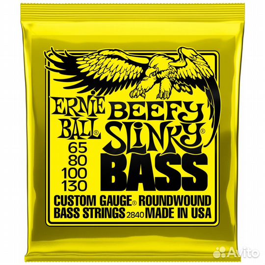 Ernie ball 2840 Nickel Wound Slinky Beefy 65-130