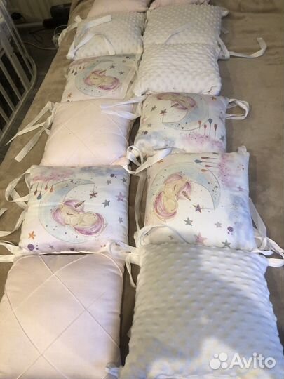 Бортики на круглую кроватку