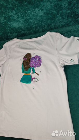 Футболка с ард росписью