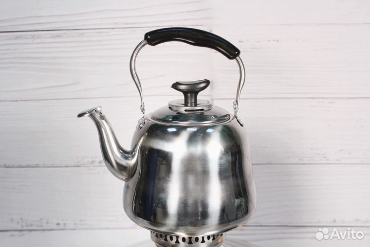 Самовар на дровах 3л с чайником 1,5л и подносом