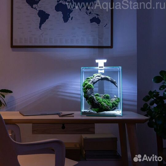 Aквариум aquael shrimp SET DAY&night 30 белый (30