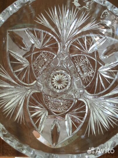 Хрустальные вазы для цветов 80-е гг