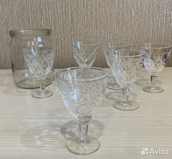 Фужеры стаканчики стопки рюмки из СССР