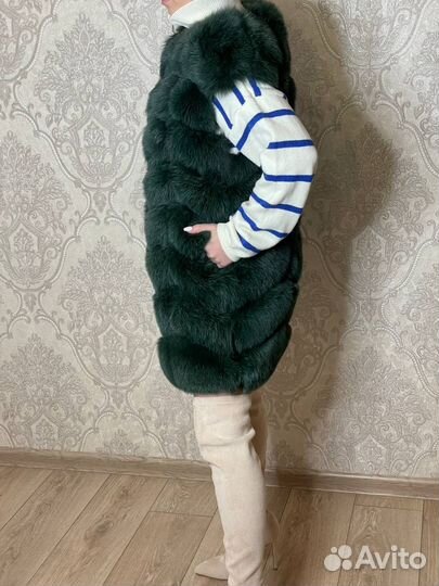 Жилетка меховая женская