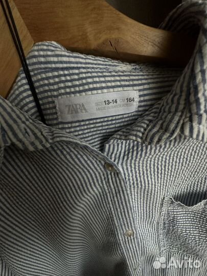 Рубашка 164 zara + лосины 164 zara