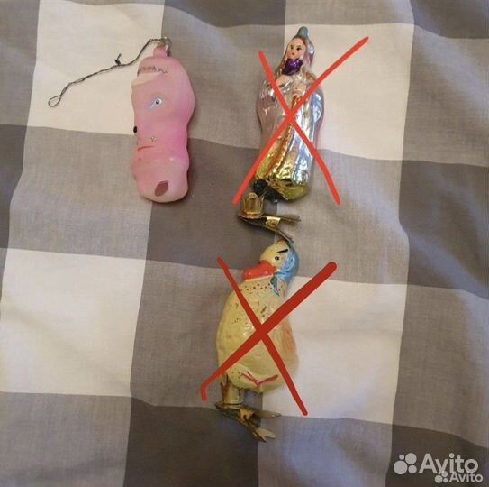 Елочные игрушки времен СССР