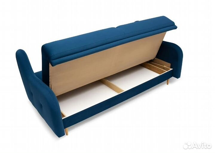 Диван книжка Глосс темно-синий