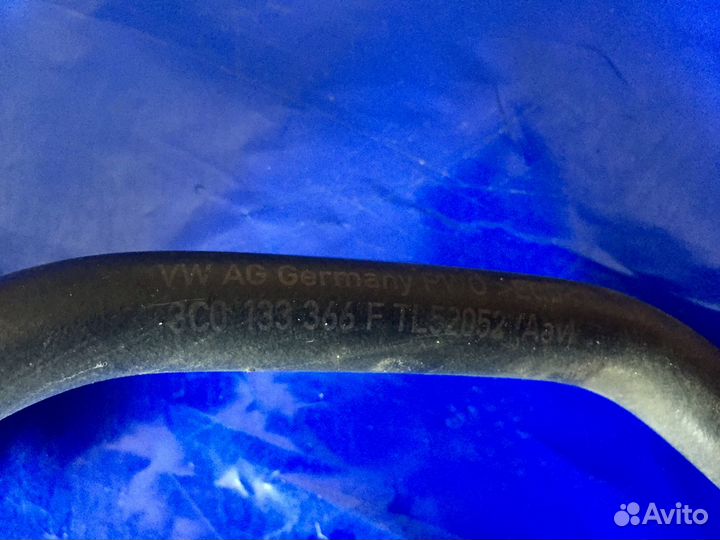 3C0133366F VAG Шланг клапана рециркуляции