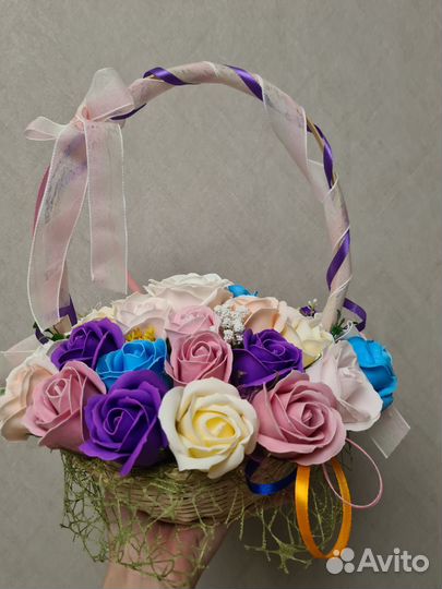 Мыльные розы букеты