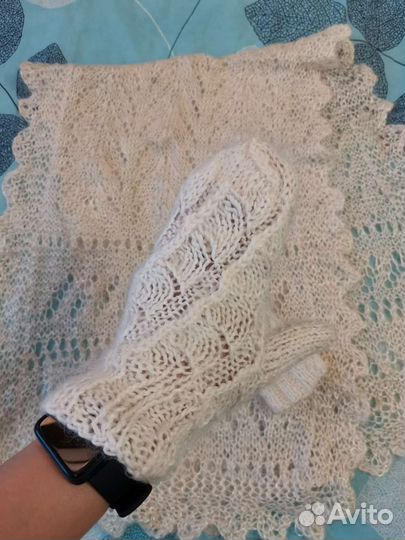 Шаль пуховая, хомут