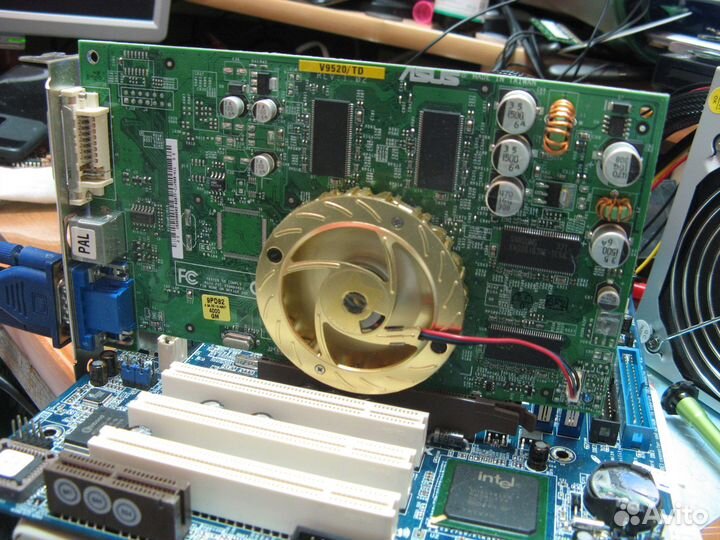 Видеокарта AGP Asus V9520/TD