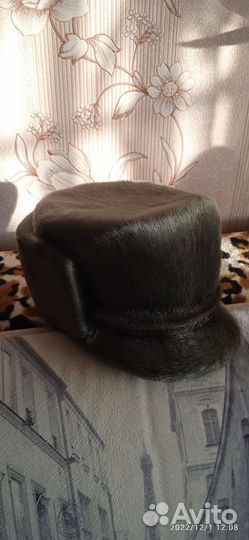 Норковая шапка мужская новая