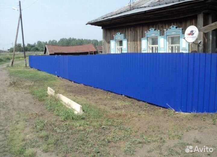 Забор металлический профессионально качественно