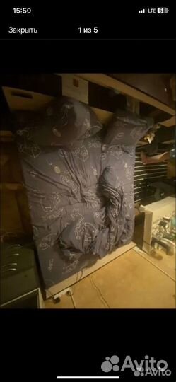 Кровать двухспальная с матрасом