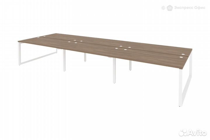 Стол-бенч двойной на О-образном м/к Onix O.MO-D.RS