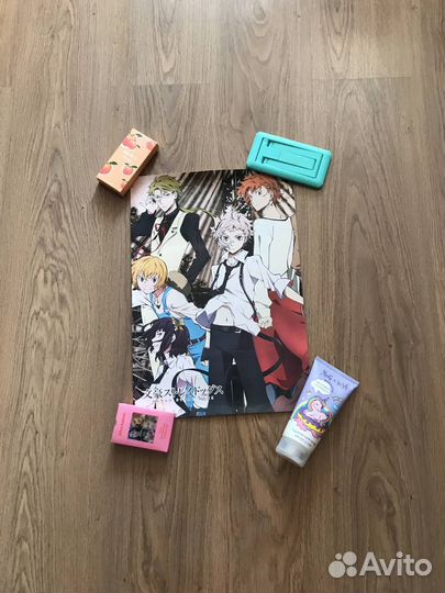 Плакат постер аниме великий из бродячих псов